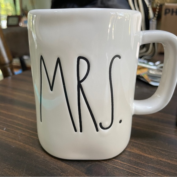 Rae Dunn "MRS." Artisan Collection by Magenta Coffee Mug - Picture 1 of 4